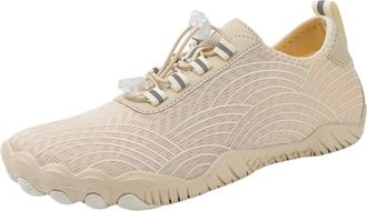 Generic Water Shoes Barefoot Trail Shoes Barefoot Shoes for Men Casual Ladies Women Hiking Water Shoes Aquatic Sneaker Shoe Man Tenis Masculino(Khaki2,44)