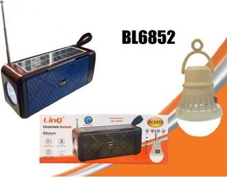 Trade Shop Trade Shop - Altavoz De Altavoz Altavoz Bluetooth Antorcha De Antorcha Panel Solar + Bombilla Led Bl6852