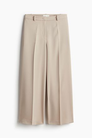 H&M Weite Twillhose - Brown
