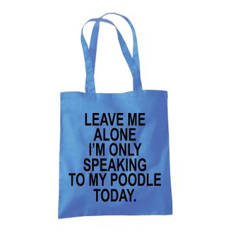 Bang Tidy Clothing Poodle Gifts for Dog Lovers Owners - Shopper Tote Bags for Women - Funny Reusable Shopping Bag for Groceries, Gift bags, Book Bag, Travel Bag - 100% C