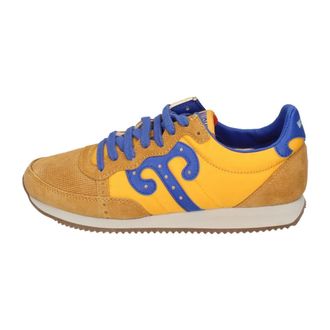 Wushu Ruyi Sneakers, male, Orange, Size: 8 US Suede Sneakers