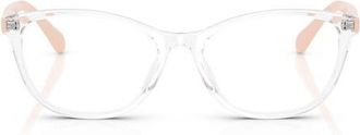 Vogue Eyewear 54mm Cat Eye Optical Glasses in Transparent at Nordstrom