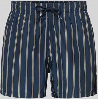Emporio Armani Badehose mit Tunnelzug in Dunkelblau, Gr&ouml;&szlig;e XXL