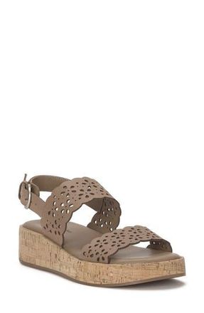 Lucky Brand Elsie Wedge Sandal in Porcini at Nordstrom Rack, Size 6.5