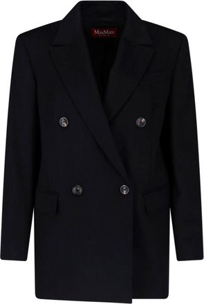 Max Mara Blazer Doppiopetto In Lana Vergine