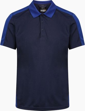 Regatta Mens Regatta Contrast Coolweave Pique Polo Shirt - Navy - Size: 38