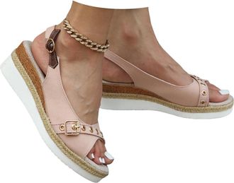 Generic Orthopedic Platform Wedge Sandals For Women UK with Ankle Strap Bow Arch Support Non-Slip Shoes Open Toe Low Heel Espadrilles Summer Beach Walking Cas