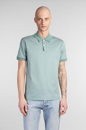 Lanvin Polo In Green Cotton