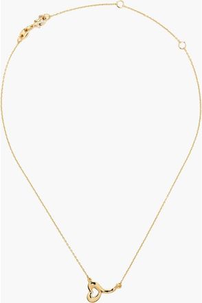 Yoj Love Heart Short Necklace in Gold at Nordstrom