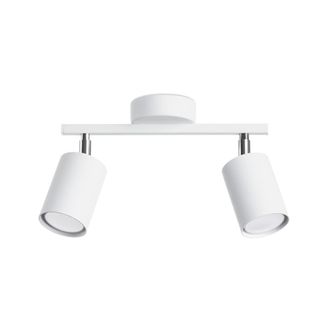 Sollux Lighting L&aacute;mpara de techo blanco acero alt. 20 cm