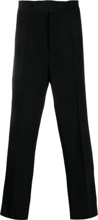 SAPIO N9 low-rise tailored trousers - men - Wool/Cotton/Cupro - 50 - Black