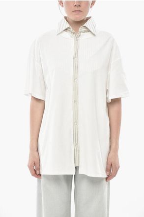 Maison Margiela MM1 Double-Fabric T-Shirt size 42