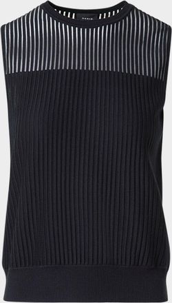 Akris Sleeveless Cotton-Silk Sweater