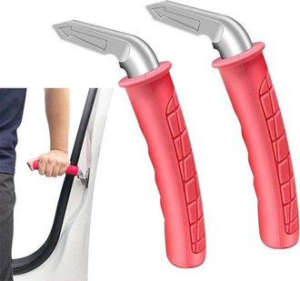 OEM 2 Piezas, Ayuda Para Manija De Puerta De Coche, Manija De Puerta De Coche Para Personas Mayores, Rompeventanas, Ergon&oacute;mico, Regalo, Azul