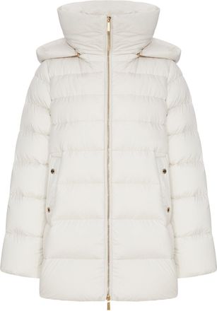 Moorer NATALIA-S3 BOMBER JACKET WITH HOOD - Moorer - Woman