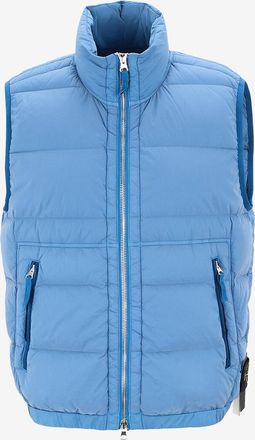 Stone Island &Auml;rmellose Daunenjacke G100007 Seamless Tunnel Nylon Down-TC