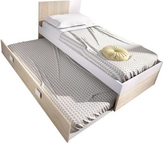 Dmora Cajonera Caudina, Un Caj&oacute;n, Apertura Deslizante, Cierre Deslizante, 190x93x25h Cm Blanco