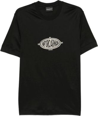 Emporio Armani Heren, Tops, Zwart, Maat: S