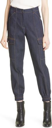 Cinq &agrave; Sept Kelly Skinny Denim Joggers in Indigo at Nordstrom Rack, Size 12