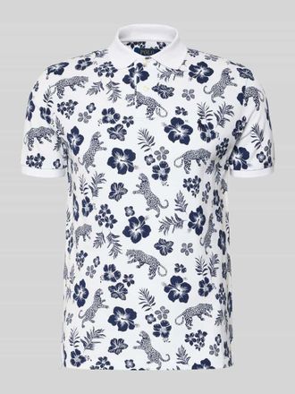 Polo Ralph Lauren Slim Fit Poloshirt aus reiner Baumwolle in Marine, Gr&ouml;&szlig;e XXL