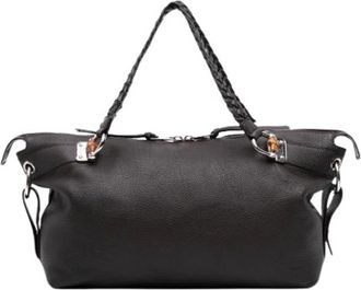 Gucci Pre-owned Handbags, female, Brown, Size: ONE SIZE Pre-owned Vintage Handbag