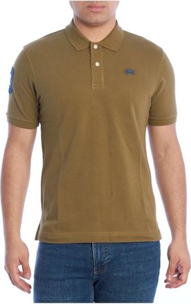 La Martina Polo Shirt met Korte Mouwen en Iconisch Borduursel - Heren - Polos - Groen - 3XL - Tops