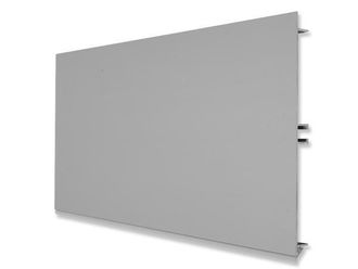 Emuca 2 Perfiles De Z&oacute;calo De Aluminio Noline De 2,35mts. - 80mm