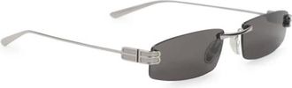 Balenciaga Sunglasses, unisex, Gray, Size: ONE SIZE Gossip Rectangle Sunglasses