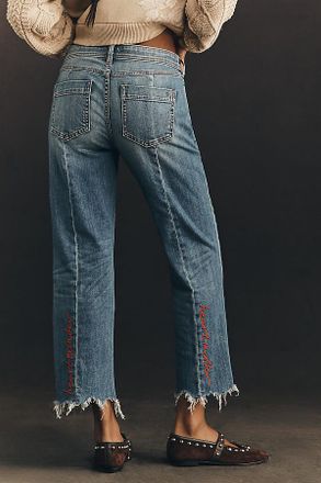 Pilcro Low-Rise Relaxed Straight Jeans
