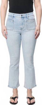 Dear John Denim Womens Jeanne Harbor Flare Jean In Light Wash
