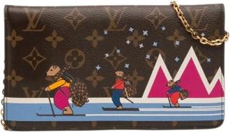 Louis Vuitton Pre-owned Clutches, female, Brown, Size: ONE SIZE Pre-owned Fabric Crossbody Bag