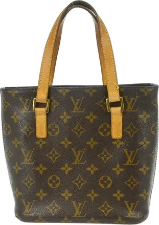 Louis Vuitton Vavin Monogram Empreinte Leather Brown Canvas Handbag (Pre-Owned)