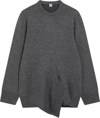 Toteme Jersey Asim&eacute;trico - Knitwear - Mujer - Gris - XS