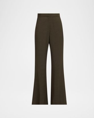 Jason Wu Soft Suiting Flare-Leg Pants