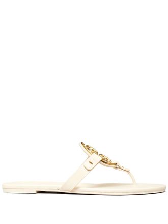 Tory Burch Miller leren sandalen - Wit