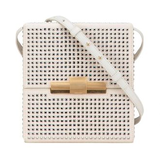 Bottega Veneta Pre-owned Daisey Crossbody - Dames - Pre-owned - Beige - Maat: ONE Size Leer