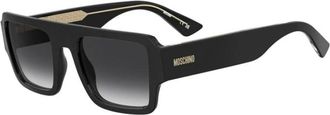 Moschino Square Zonnebrillen - unisex - Zonnebrillen - Zwart - 54 MM - Accessoires