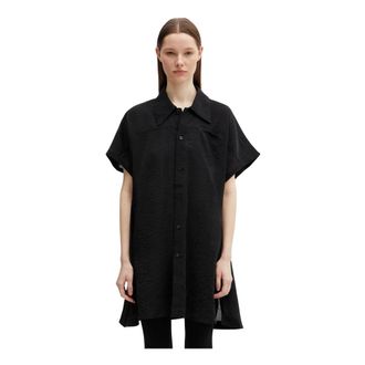 Yohji Yamamoto Sovramaglia Utility a Maniche Corte - - Jackets - Donna - Nero - S