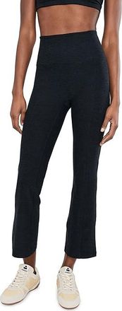 Beyond Yoga Spacedye Pintuck Kick Flare High Waisted Pants Womens Clothing Darkest Night : XL (US Womens 14-16), Elastane/Polyester