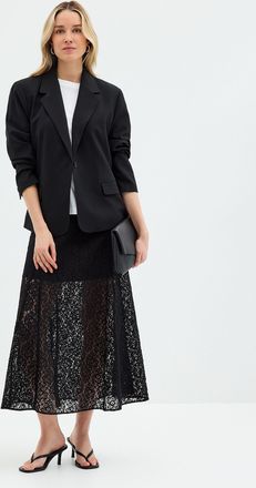 Contemporaine Womens Flared lace skirt