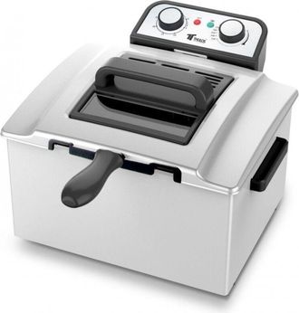 Thulos Thulos - Freidora El&eacute;ctrica Acero Inoxidable 5 Litros Oferta Exclusiva