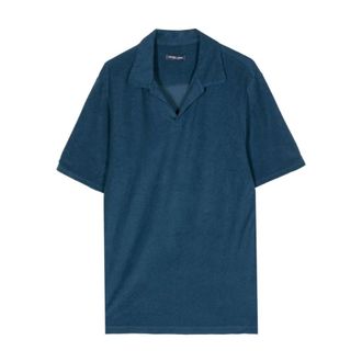 Frescobol Carioca Polo Shirts, male, Blue, M, Faustino Terry Polo