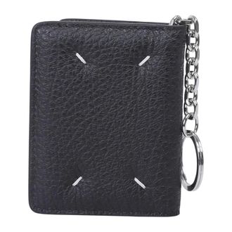 Maison Margiela Wallets & Cardholders, unisex, Black, Size: ONE SIZE Stitch Keyring Card Wallet
