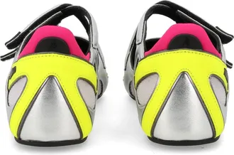 The Attico Ballerina Floor01 Flat - Silver