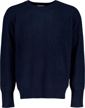Autore Wool and Cashmere Sweater - Heren - Truien - Blauw - Maat: 2XL Wol