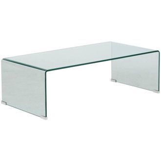 Atmosphera Mesa De Centro Transparente Lenia 110x55x38cm - Atmosphera Cr&eacute;ateur DInt&eacute;rieur