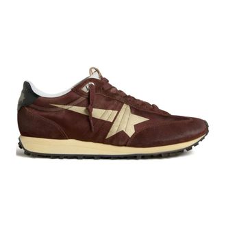Golden Goose Sneakers, male, Brown, Size: 10 US Marathon Sneakers