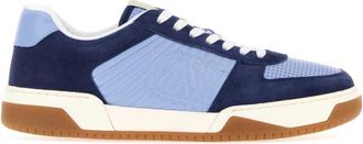 Valentino Garavani Blue Color Block Sparry Sneakers