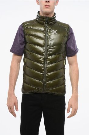 Montura Sleeveless Rip Stop Checked HELIOS Lightweight Down Jacket size S