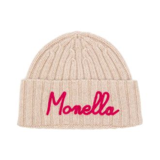 MC2 Saint Barth Beanies, female, Beige, Size: M Beanie